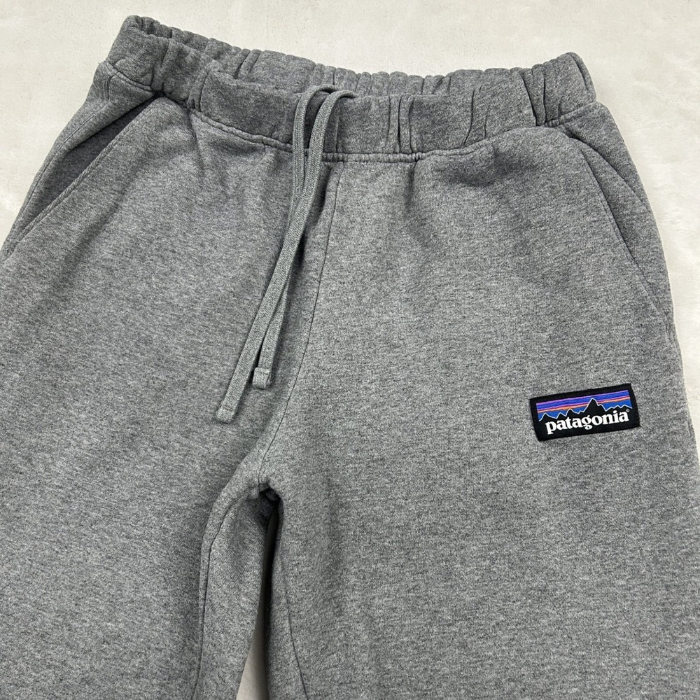 Patagonia Sweatpants Unisex S Gray P-6 Label Uprisal Joggers Drawstring Fleece